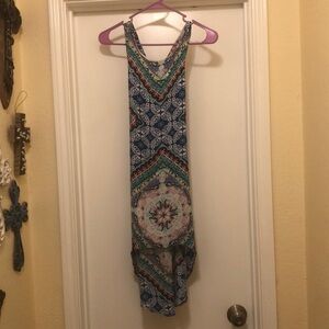 Girls printed dress size 7
